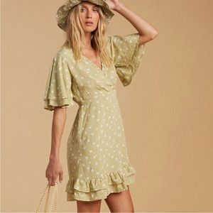Billabong Light Green Floral Dress